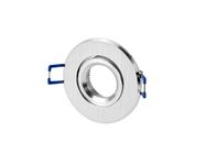 LED line® downlight aluminium MR11 round adjustable silver brushed