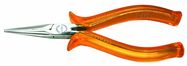 Snipe nose pliers, 130 mm, oval-pointed, BERNSTEINIT insulation