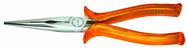 Telephone pliers, 200 mm, oval-pointed, with wire cutter, BERNSTEINIT insulation