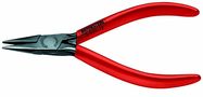 Snipe nose pliers, 125 mm, short jaws, burnished, orange insulation