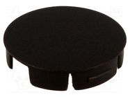 Cap; polyamide; black; push-in; A3031,A3131 OKW