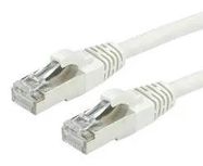 PATCH CORD, RJ45 PLUG-PLUG, 1M, GREY