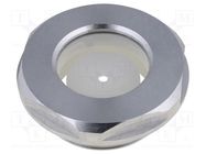 Level indicator; Inspect.hole dia: 32mm; G 1 1/2"; Mat: aluminium ELESA+GANTER