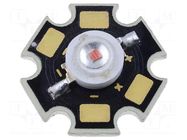 Power LED; yellow; STAR; 120°; 590nm; 30÷40lm; 1W LUCKYLIGHT