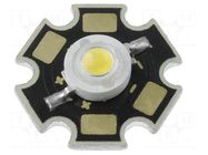 Power LED; white warm; STAR; 1W; 2600-4000K; 80÷90lm; 120° LUCKYLIGHT