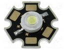 Power LED; STAR; white cold; 120°; P: 1W; 85÷100lm LUCKYLIGHT