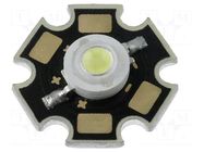Power LED; white cold; STAR; 1W; 4000-10000K; 85÷100lm; 120° LUCKYLIGHT