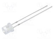 LED; 5mm; white cold; 2180÷3000mcd; 140°; Front: flat; 2.9÷3.6VDC OPTOSUPPLY