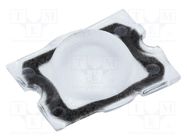 LED lens; rectangular; plexiglass PMMA; transparent; 92÷135° LEDIL