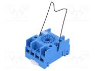 Socket; PIN: 11; 10A; 250VAC; for DIN rail mounting; -40÷70°C FINDER