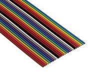 RIBBON CABLE, 34COND, 28AWG, 30.5M