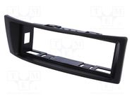 Radio frame; Renault; 1 DIN; black 4CARMEDIA