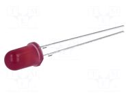 LED; violet; 5mm; 45÷68mcd; 30°; Front: convex; 3÷3.8VDC OPTOSUPPLY