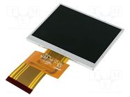 Display: TFT; 3.5"; 320x240; Illumin: LED; Dim: 76.9x63.9x3.3mm DISPLAY ELEKTRONIK