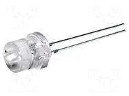 LED; orange; 8mm; 1560÷2180mcd; 140°; Front: flat; 1.8÷2.6VDC OPTOSUPPLY