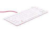 RASPBERRY PI KEYBOARD, RED/WHITE, DE