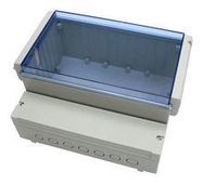 ENCLOSURE, DUAL COMPARTMENT, ABS/PC