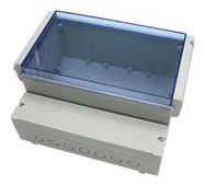 ENCLOSURE, DUAL COMPARTMENT, ABS/PC