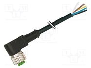 Connection lead; M12; PIN: 12; angled; 3m; plug; 30VAC; 1.5A; 7000 MURR ELEKTRONIK