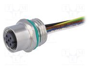 Socket; M12; PIN: 5; female; A code-DeviceNet / CANopen; cables HARTING