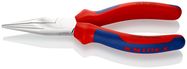 KNIPEX 30 25 160 Long Nose Pliers with multi-component handles chrome-plated 160 mm