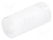 Spacer sleeve; LED; Øout: 5mm; ØLED: 5mm; L: 10.5mm; natural; UL94V-2 FIX&FASTEN