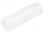 Spacer sleeve; LED; Øout: 5mm; ØLED: 5mm; L: 17mm; natural; UL94V-2 FIX&FASTEN