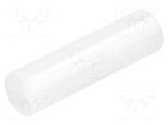 Spacer sleeve; LED; Øout: 5mm; ØLED: 5mm; L: 18mm; natural; UL94V-2 FIX&FASTEN