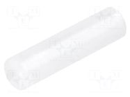 Spacer sleeve; LED; Øout: 5mm; ØLED: 5mm; L: 19.5mm; natural; UL94V-2 FIX&FASTEN