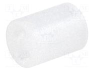 Spacer sleeve; LED; Øout: 5mm; ØLED: 5mm; L: 6.5mm; natural; UL94V-2 FIX&FASTEN