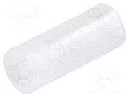 Spacer sleeve; LED; Øout: 4mm; ØLED: 3mm; L: 10mm; natural; UL94V-2 FIX&FASTEN