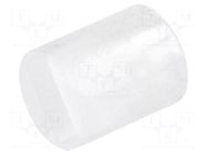 Spacer sleeve; LED; Øout: 4mm; ØLED: 3mm; L: 5mm; natural; UL94V-2 FIX&FASTEN