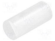 Spacer sleeve; LED; Øout: 4mm; ØLED: 3mm; L: 9mm; natural; UL94V-2 FIX&FASTEN