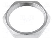 Nut; PG11; brass; Thk: 3mm; Spanner: 21mm; Thread: PG; Plating: nickel LAPP