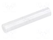 Spacer sleeve; LED; Øout: 4mm; ØLED: 3mm; L: 23mm; natural; UL94V-2 FIX&FASTEN