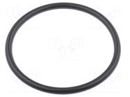 O-ring gasket; NBR caoutchouc; Thk: 2mm; Øint: 28mm; M32; black LAPP