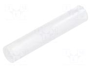 Spacer sleeve; LED; Øout: 4mm; ØLED: 3mm; L: 22mm; natural; UL94V-2 FIX&FASTEN