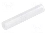Spacer sleeve; LED; Øout: 4mm; ØLED: 3mm; L: 21mm; natural; UL94V-2 FIX&FASTEN