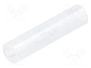 Spacer sleeve; LED; Øout: 4mm; ØLED: 3mm; L: 17mm; natural; UL94V-2 FIX&FASTEN