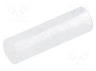 Spacer sleeve; LED; Øout: 4mm; ØLED: 3mm; L: 13.5mm; natural; UL94V-2 FIX&FASTEN