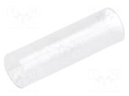 Spacer sleeve; LED; Øout: 4mm; ØLED: 3mm; L: 13mm; natural; UL94V-2 FIX&FASTEN