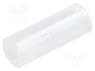 Spacer sleeve; LED; Øout: 4mm; ØLED: 3mm; L: 10.5mm; natural; UL94V-2 FIX&FASTEN