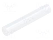 Spacer sleeve; LED; Øout: 5mm; ØLED: 5mm; L: 28mm; natural; UL94V-2 FIX&FASTEN