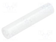 Spacer sleeve; LED; Øout: 5mm; ØLED: 5mm; L: 23.5mm; natural; UL94V-2 FIX&FASTEN