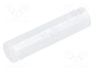 Spacer sleeve; LED; Øout: 5mm; ØLED: 5mm; L: 20.5mm; natural; UL94V-2 FIX&FASTEN