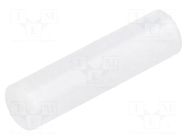 Spacer sleeve; LED; Øout: 5mm; ØLED: 5mm; L: 19mm; natural; UL94V-2 FIX&FASTEN