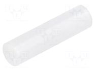 Spacer sleeve; LED; Øout: 5mm; ØLED: 5mm; L: 19mm; natural; UL94V-2 FIX&FASTEN