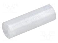 Spacer sleeve; LED; Øout: 5mm; ØLED: 5mm; L: 15mm; natural; UL94V-2 FIX&FASTEN