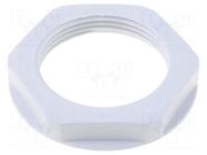 Nut; M32; halogen free; polyamide; UL94V-0; 41mm; grey; Pitch: 1.5 LAPP