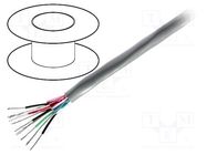 Wire; 3x2x22AWG; stranded; Cu; PVC; chrome; 305m; CPR: Eca; 300V; none BELDEN